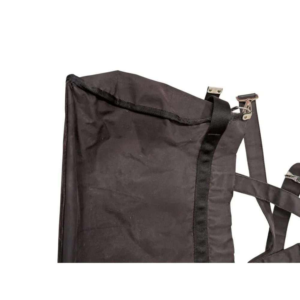 Vintage Lacoste Nylon‎ Tote Bag Black
